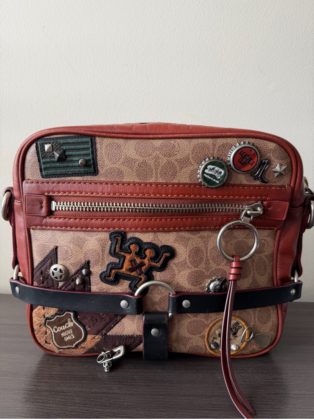 COACH X Keith Haring Dylan In Signature Canvas Messenger Bag